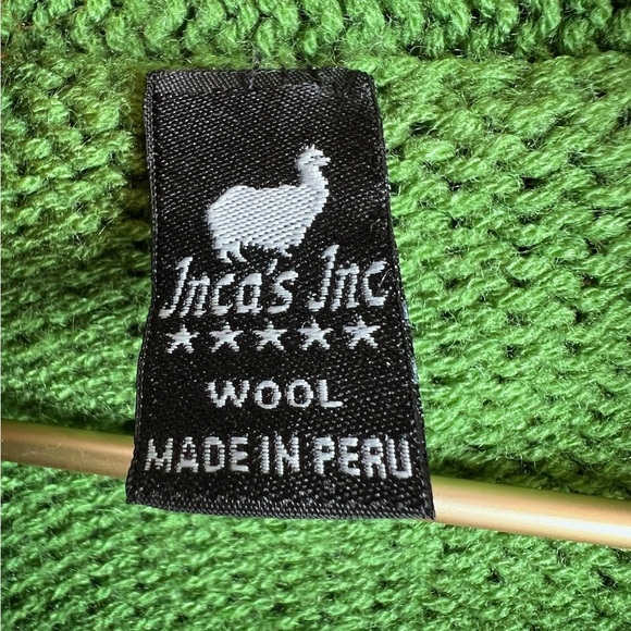 Peruvian Knit Sweater Wool Baby Multicolor - Picture 2 of 10